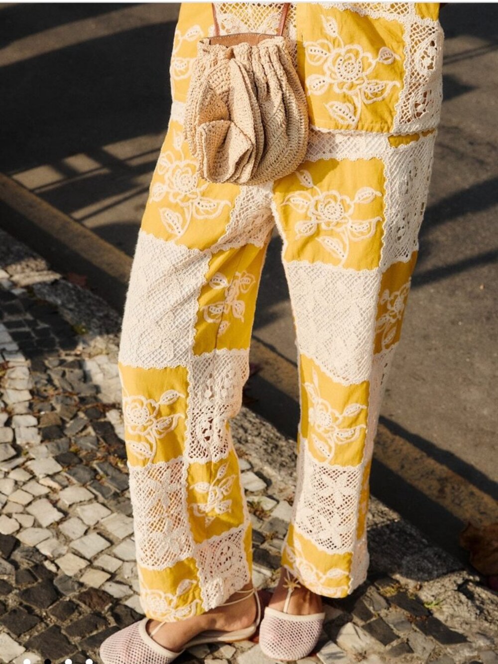 Farm Rio Lace Pants XS - Picture 2 of 4